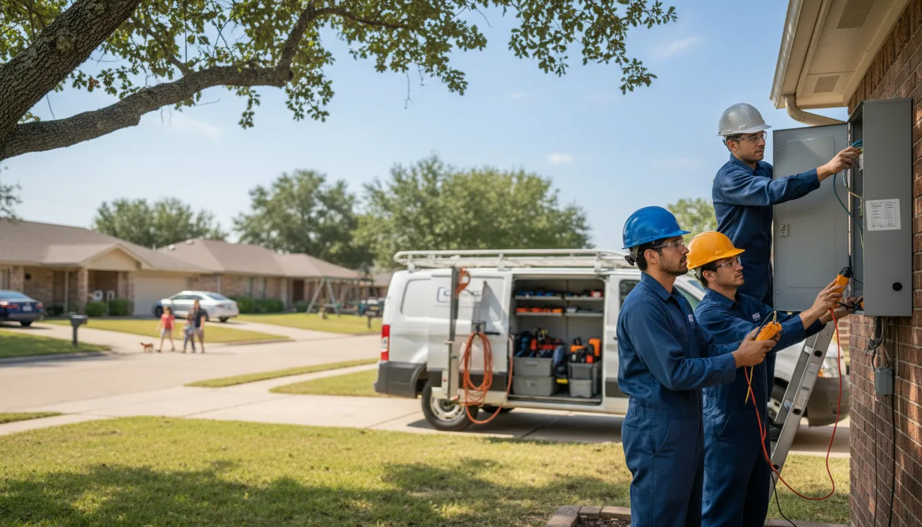 Certified electrician providing emergency electrical services in Winnetoon, NE
